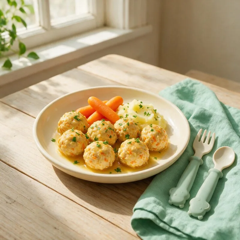 Foto de la receta albondigas de pavo y zanahoria