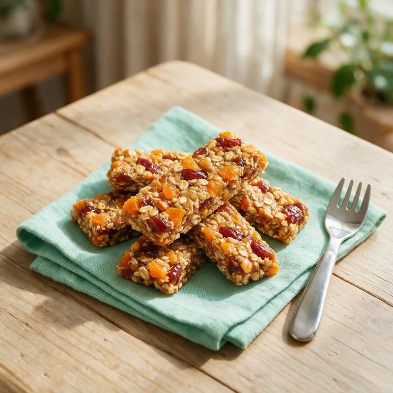 Foto de la receta barritas de fruta y avena