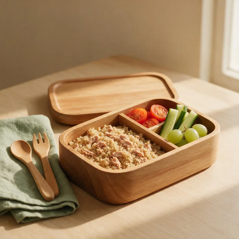 Foto de la receta lonchera atun quinoa